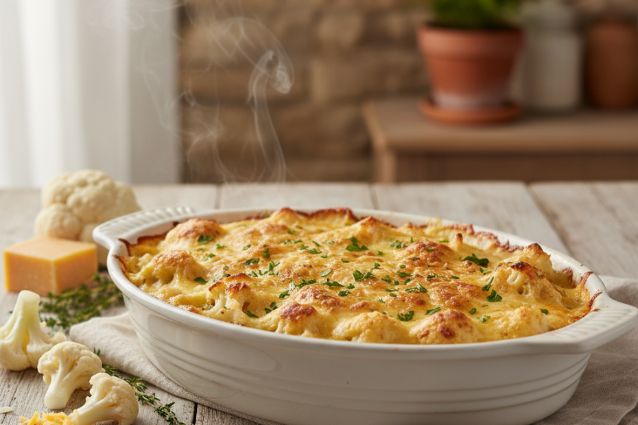 Easy Baked Cauliflower Gratin: Delicious & Nutritious Recipe