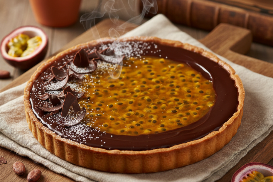 Chocolate Passion Fruit Tart: Easy Recipe & Delicious Flavor