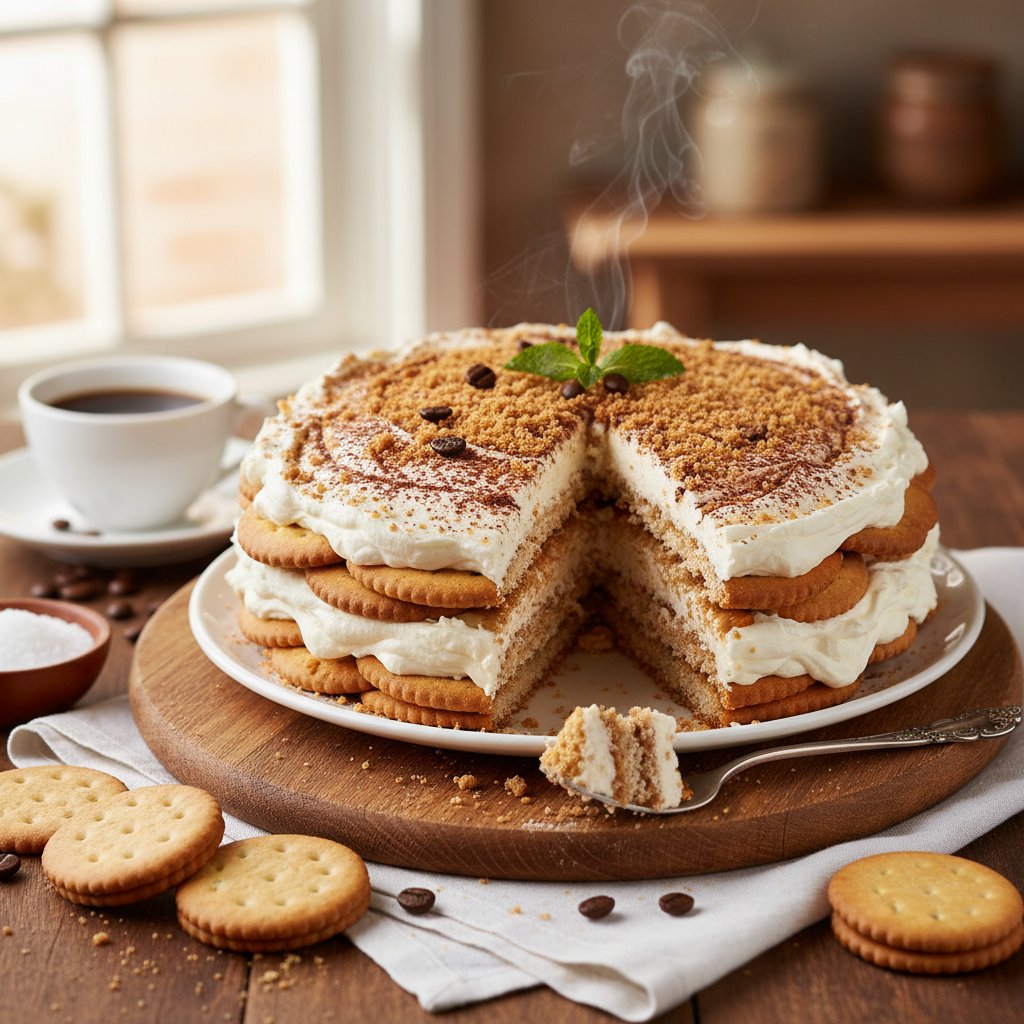 Easy Cream Wafer Cake Recipe: A Classic Portuguese Dessert