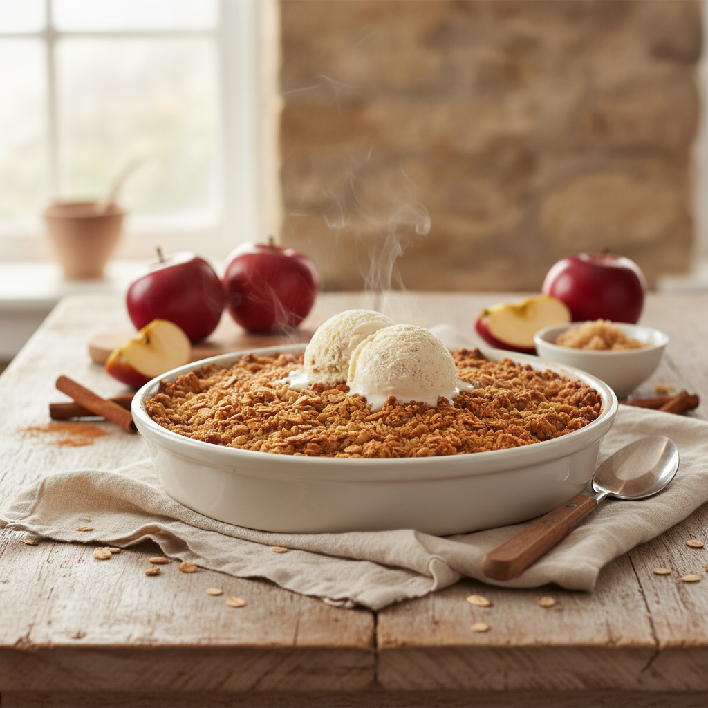 Crispy Apple Crumble Recipe: Easy & Delicious Dessert