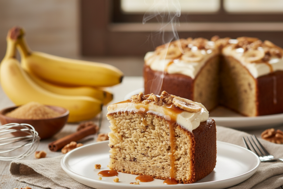 Easy Homemade Banana Cake Recipe | Delicious & Quick Dessert