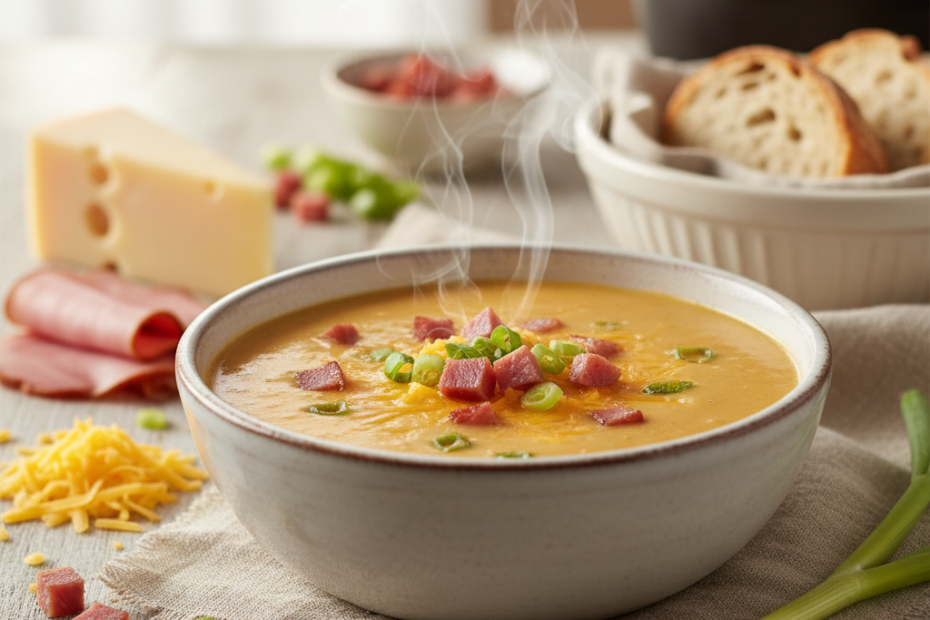 Easy Ham and Cheese Soup Recipe | Quick & Comforting Meal