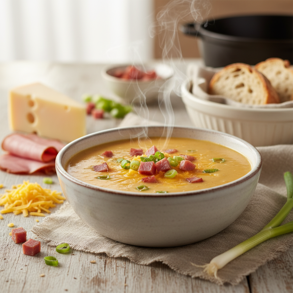 Easy Ham and Cheese Soup Recipe | Quick & Comforting Meal