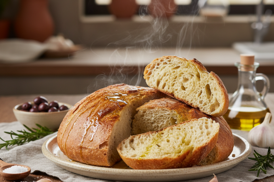 Easy Olive Oil Bread Recipe: Soft, Aromatic & Delicious