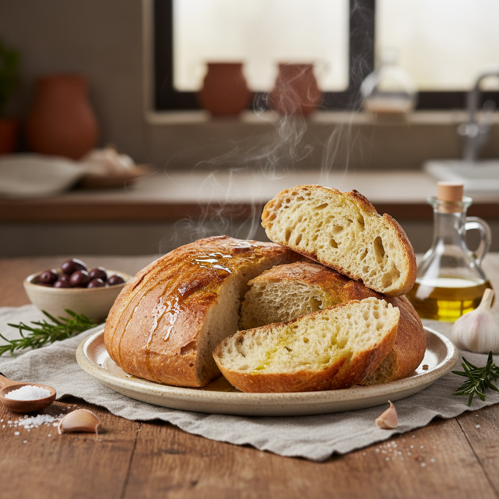 Easy Olive Oil Bread Recipe: Soft, Aromatic & Delicious