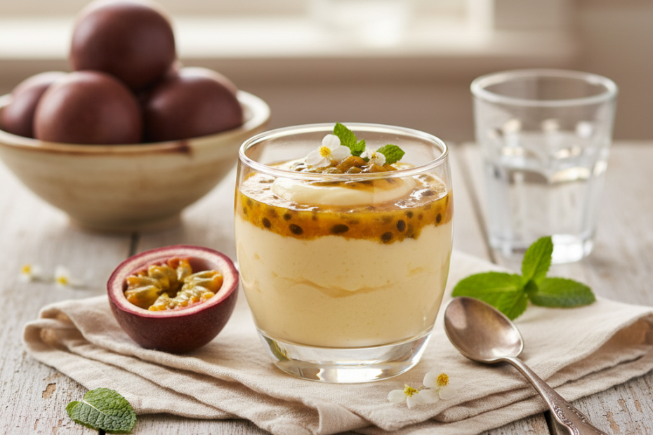 Easy Passion Fruit Mousse Recipe | Refreshing Tropical Dessert
