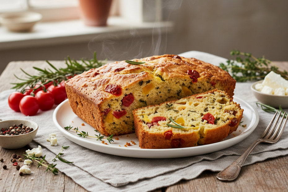 Easy Savory Cake Recipe: Quick & Delicious Snack or Light Meal
