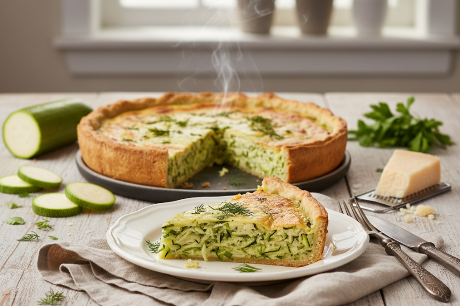 Easy Zucchini Pie Recipe: Healthy & Delicious