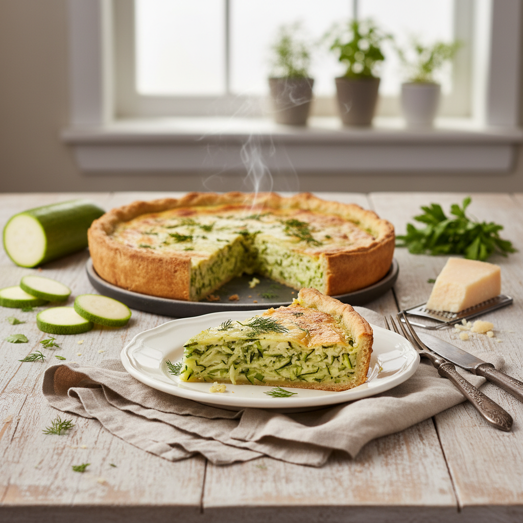 Easy Zucchini Pie Recipe: Healthy & Delicious