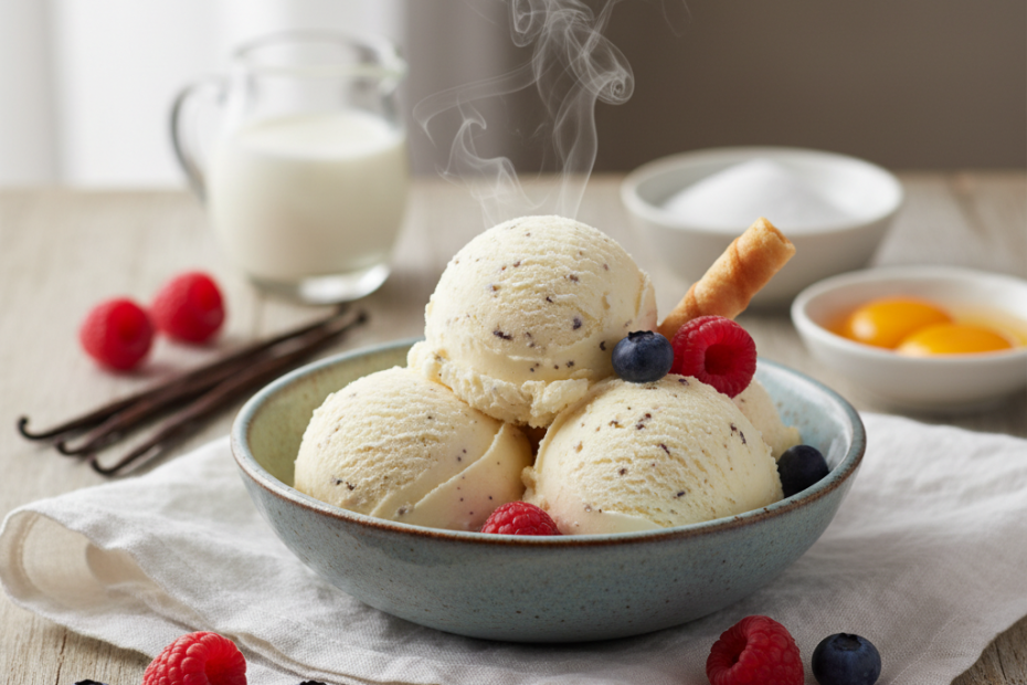Homemade Rich Ice Cream Recipe: Easy & Creamy Dessert