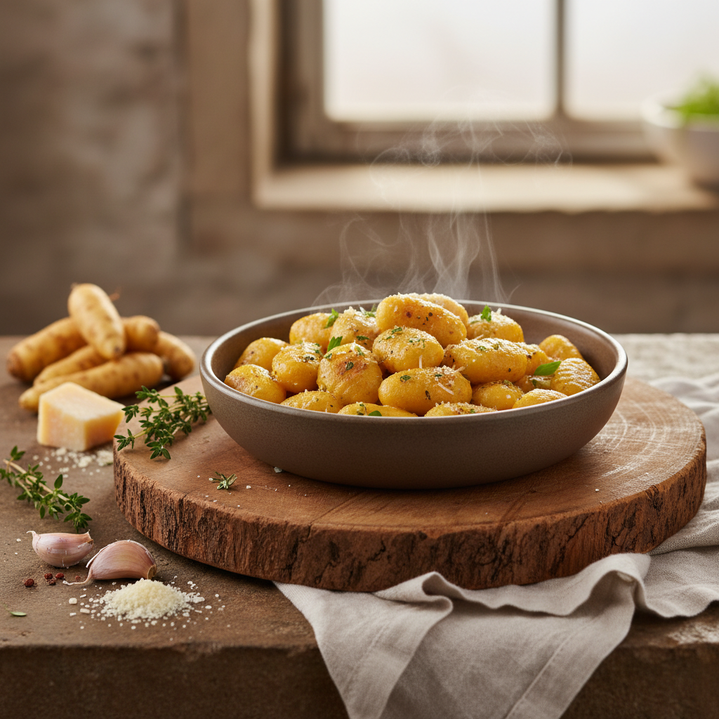 Delicious Mandioquinha Gnocchi (Batata Salsa) Recipe