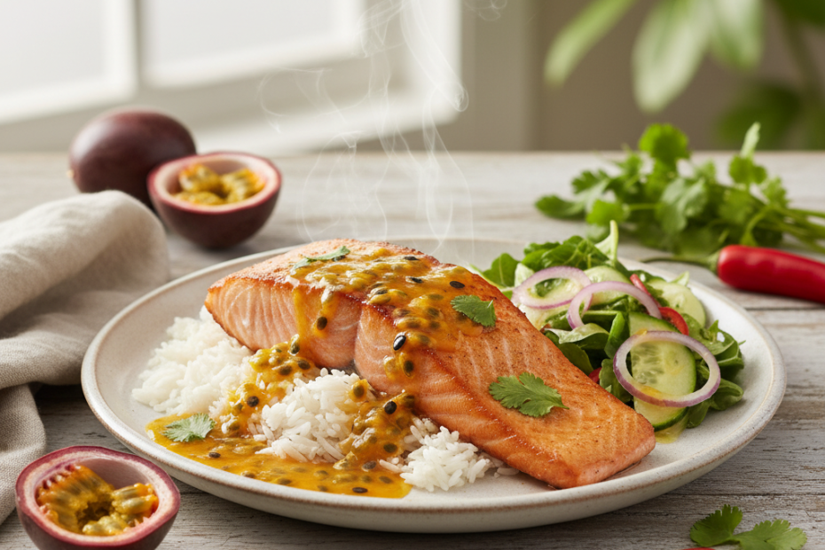 Passion Fruit Salmon: Easy & Refreshing Recipe for Special Dinners
