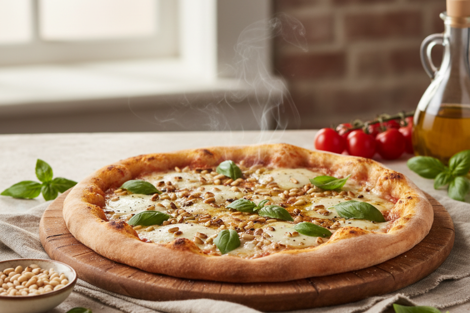 Delicious Pine Nut Pizza Recipe | Easy & Unique Flavor