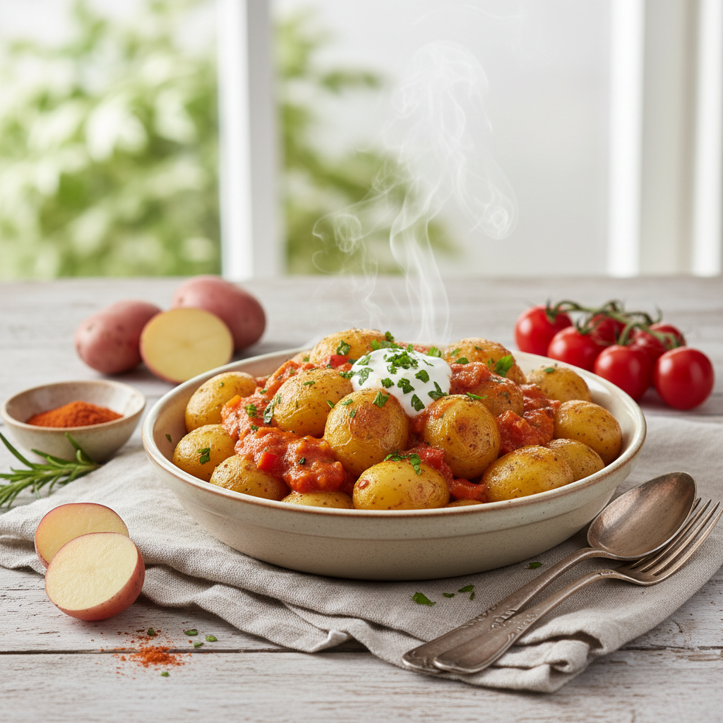 Delicious Potatoes in Sauce: Easy Recipe & Flavorful Side Dish