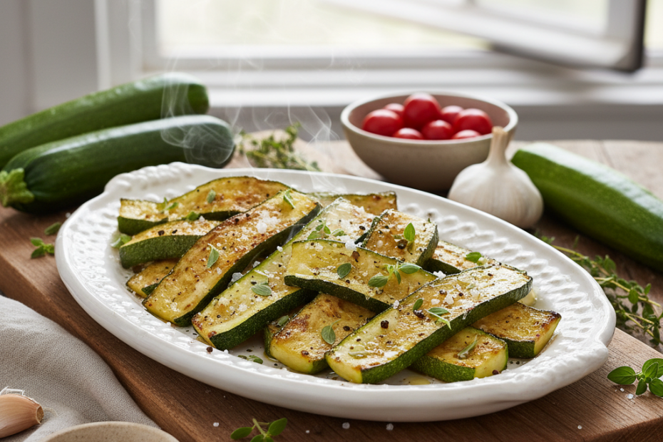Perfect Roasted Zucchini: Crispy Outside, Tender Inside