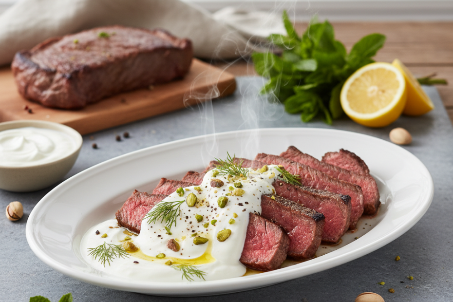 Tender Sirloin Steak with Yogurt Sauce: Easy & Delicious Recipe